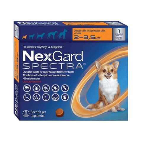 NEXGARD SPECTRA XS 2-3.5 KG