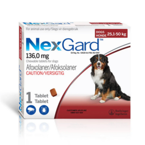 NEXGARD CHEWABLE 25.1-50 KG