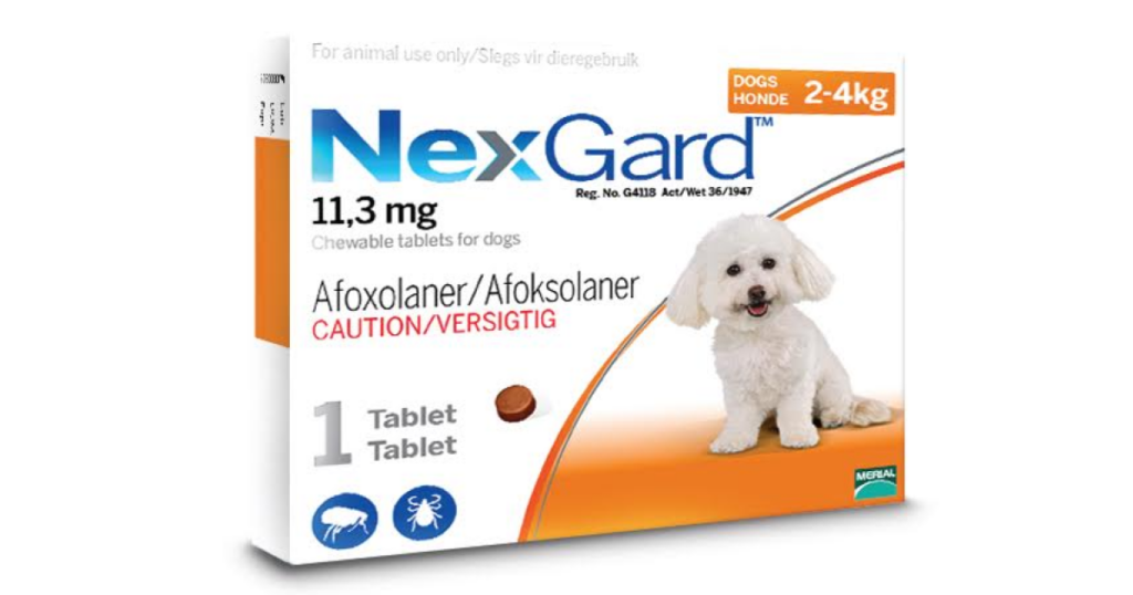 NEXGARD CHEWABLE 2 - 4 KG