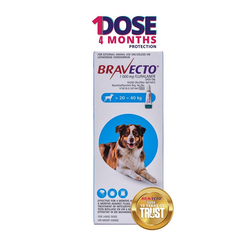 BRAVECTO SPOT ON LARGE 20-40 KG