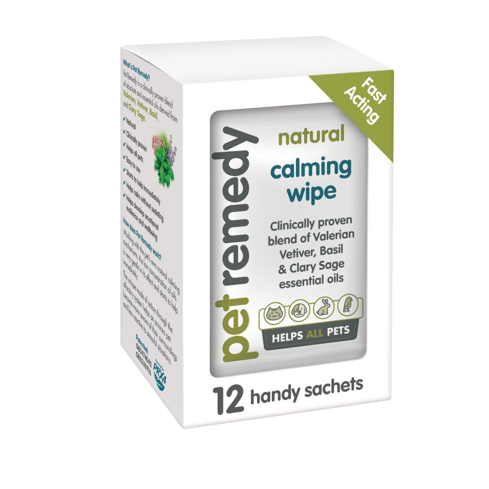 PET REMEDY CALMING WIPES (12)