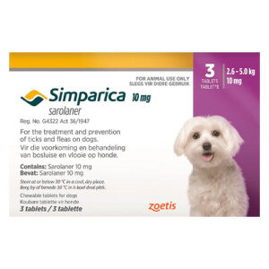 SIMPARICA 2.6 - 5 KG 3 PACK