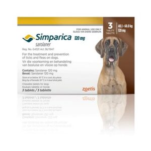 SIMPARICA 40.1 - 60 KG 3 PACK