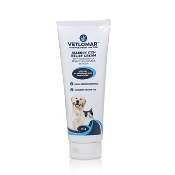 VETLOMAR ALLERGY ITCH RELIEVE CREAM 75G