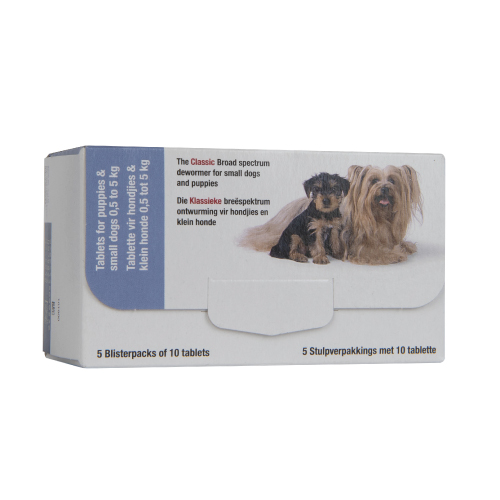 MILBEMAX SMALL & PUPPY 0.5-5 KG CLASSIC 50S
