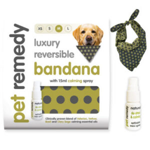PET REMEDY BANDANA + 15ML CALMING SPRAY