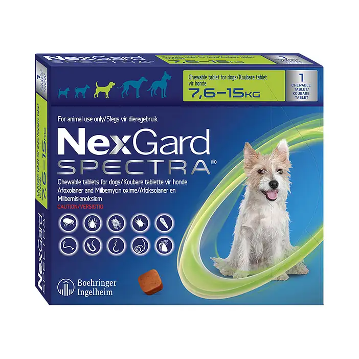 NEXGARD SPECTRA M 7.5-15 KG