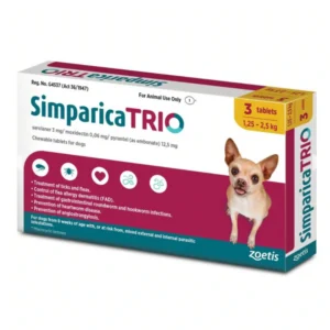 SIMPARICA TRIO 1.3-2.5 KG 3 PACK